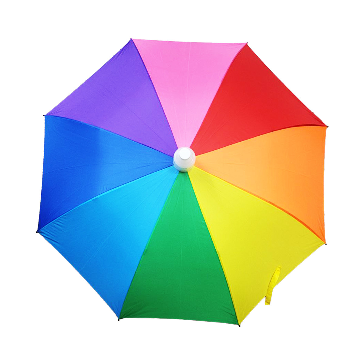 Зонт трость с чехлом полуавтомат 116 см радуга неон - фото 3 - id-p110097134