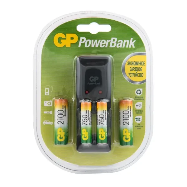 Зарядное устройство GP PB330 для АА /ААА аккумуляторов (входят в комлект)