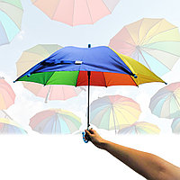 Детский зонтик 72 см радужный