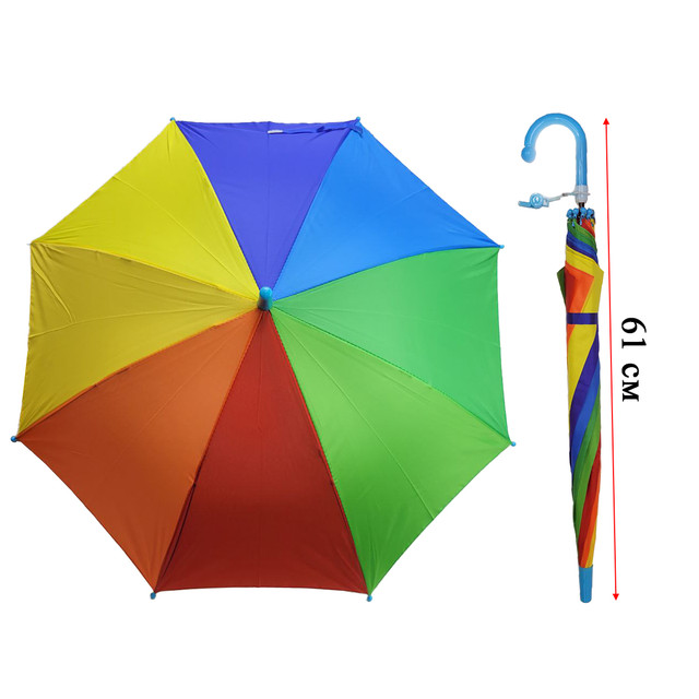 Детский зонтик 72 см радужный