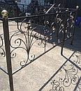 Металлические ограды на кладбище, фото 2