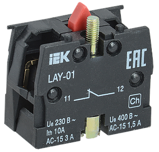 Контактный блок 1р для серии LAY-01 IEK E-PRO