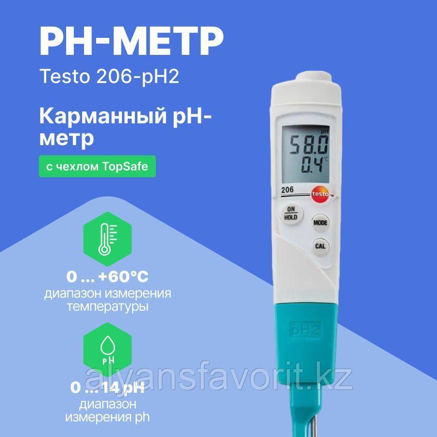 PH-метр Testo-206-pH2 (карманный) - фото 1 - id-p100111645