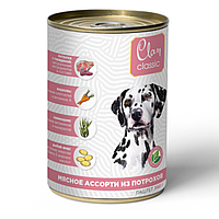 Clan Classic консервы для собак, Мясное ассорти с потрошками, 340 гр