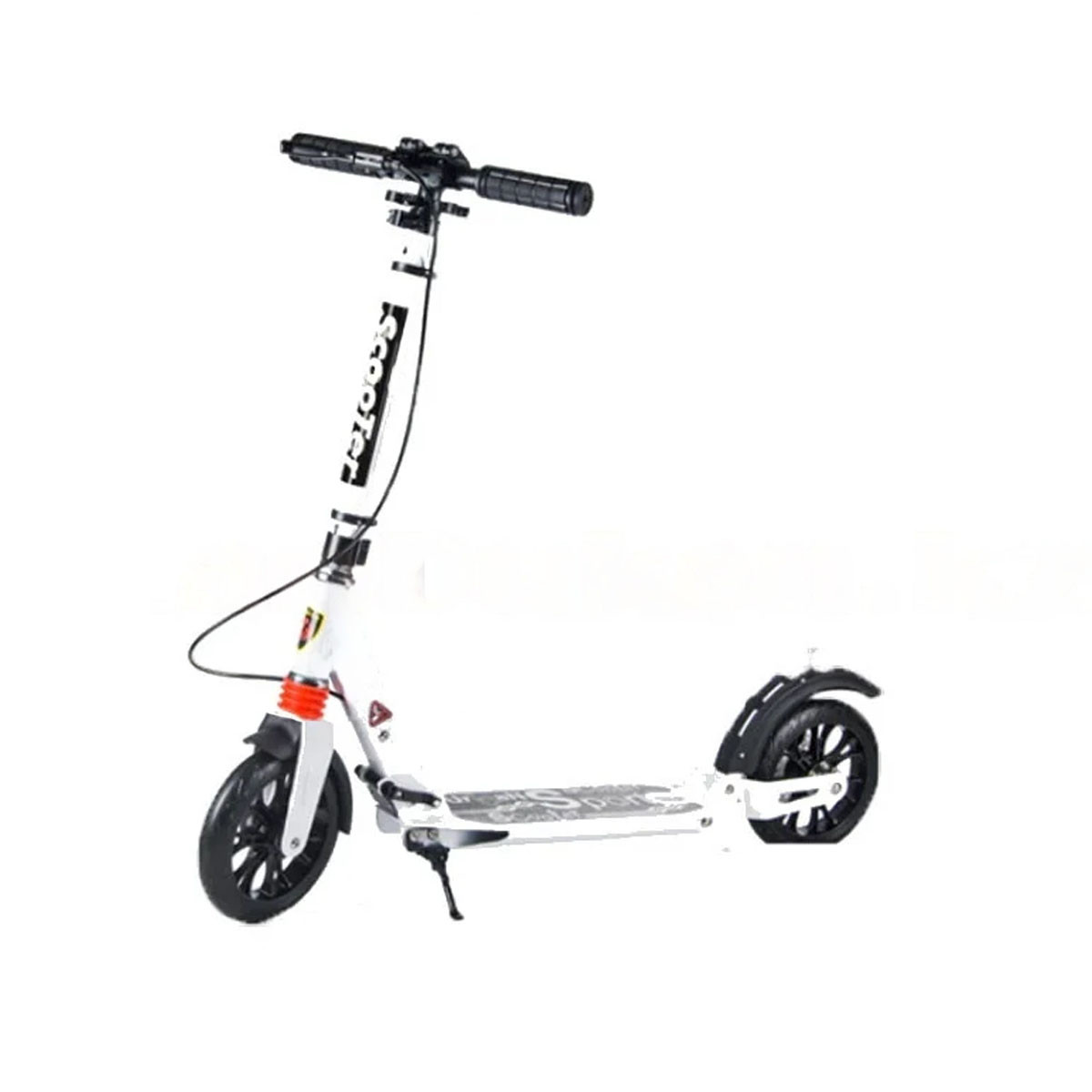 Городской складной самокат с амортизаторами Urban Scooter 116D с ручным ...