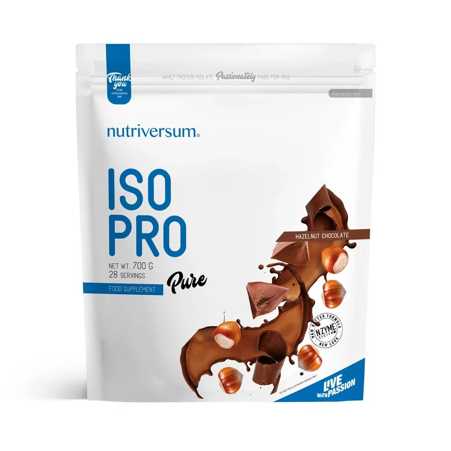 Протеин изолят Iso Pro 86%, 700 g, NUTRIVERSUM Chocolate - фото 1 - id-p107267932