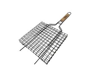 Решётка-гриль д/барбекю Лидер КВАДРАТНАЯ универсальная оксид. 290х290 101418