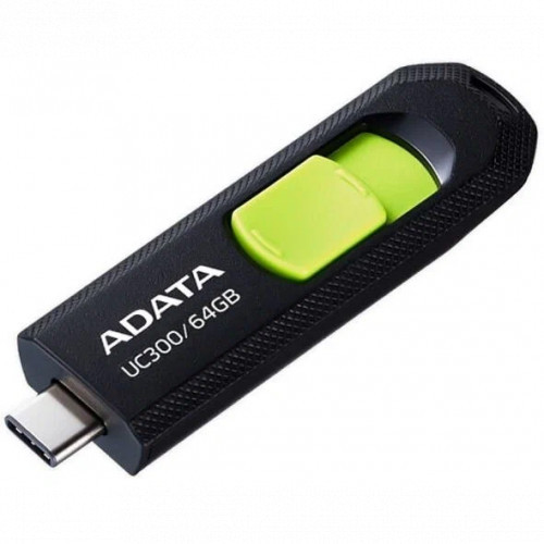 A-Data ACHO-UC300-64G-RBK/GN usb флешка (flash) (ACHO-UC300-64G-RBK/GN) - фото 1 - id-p110123772