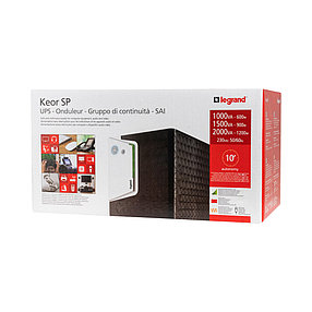 Источник бесперебойного питания Legrand Keor SP 1500 ВА 2-012438-TOP Keor SP 1500 ВА (310190), фото 4