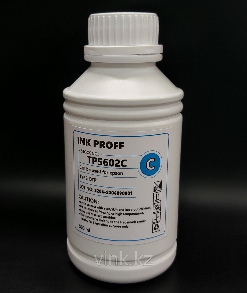 Чернила DTF, IN PROFF, C (синий) 500 мл, фото 1