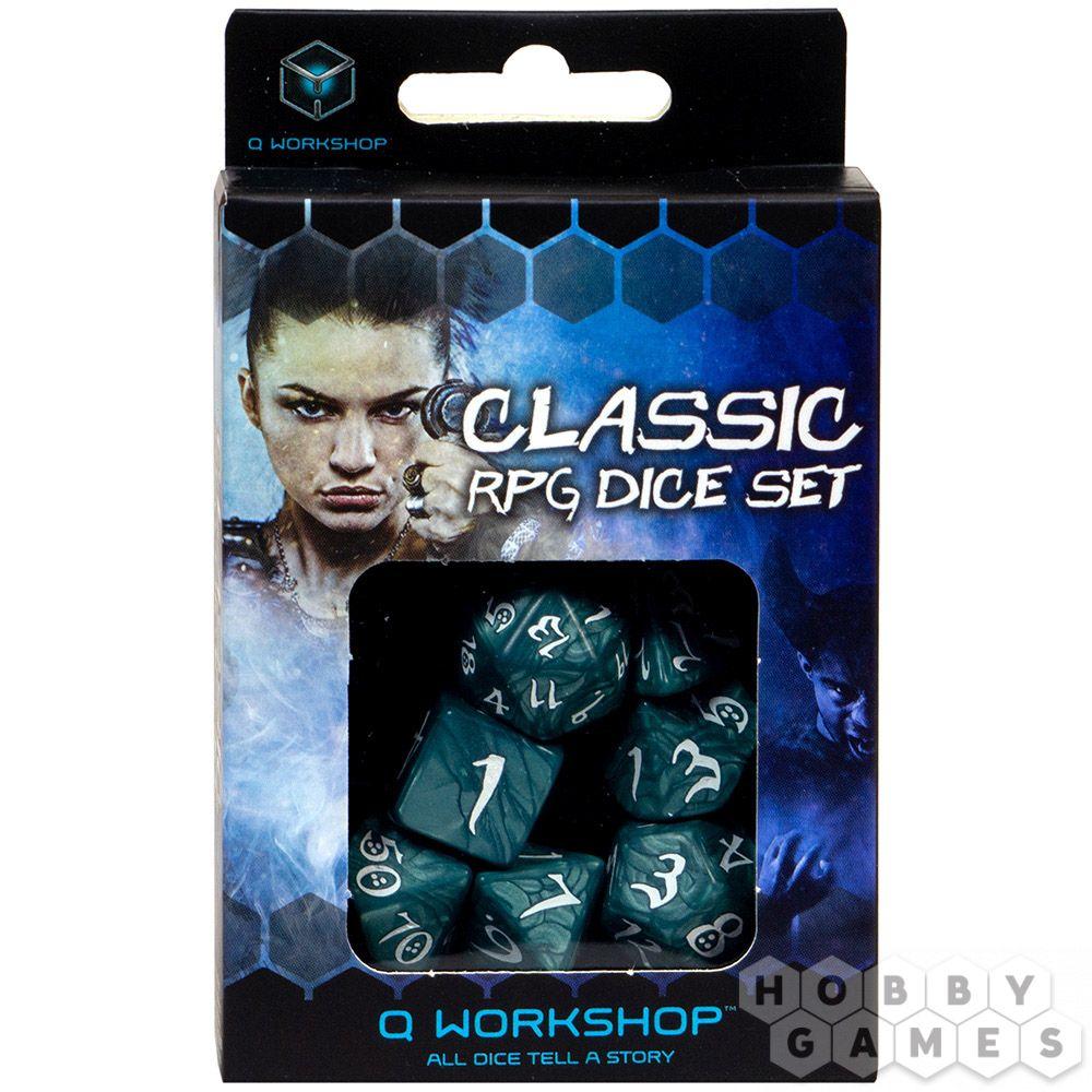 Набор кубиков Classic RPG Stormy & white Dice Set