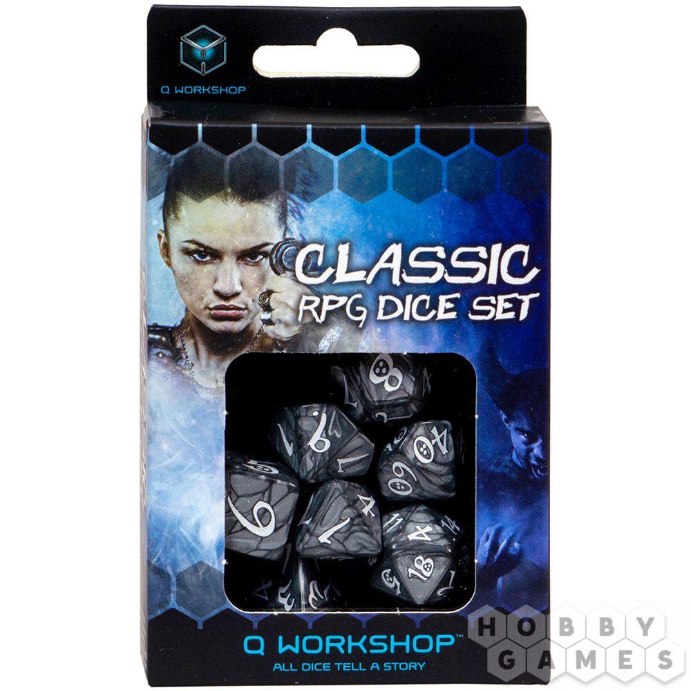 Набор кубиков Classic RPG Smoky & white Dice Set - фото 1 - id-p110124943