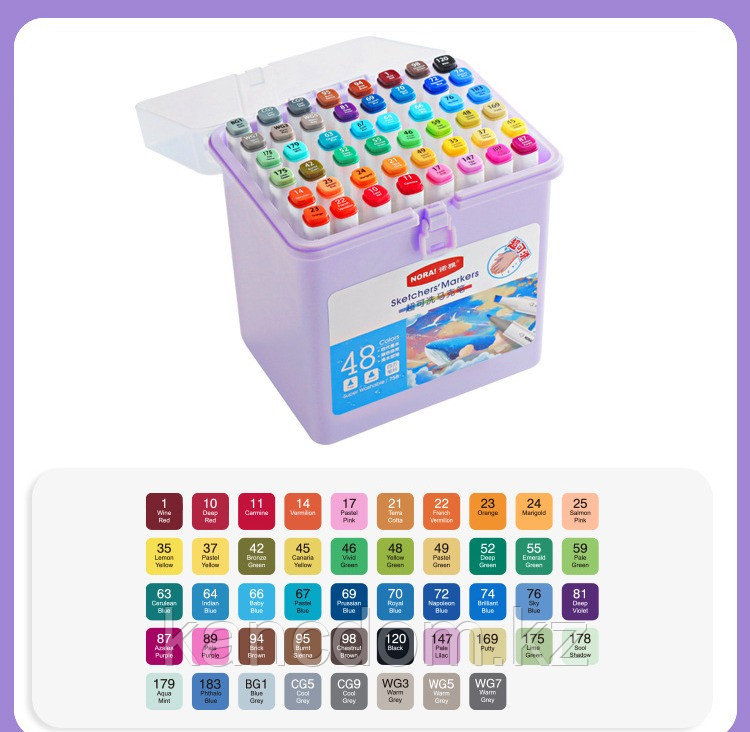 Тач маркер 48 цветов чемодан, Art-Marker