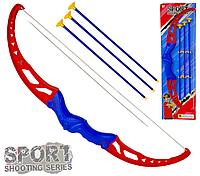 910-1 Лук Archery на картонке сине-красный, 62*18см