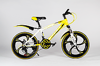 Детский велосипед Green 20 колеса литые диски Желтый