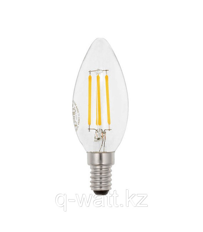 Светодиодная лампа накаливания LEDISONE-2-CLEAR C35 6W 726Lm E14 2700K (ТЕПЛЫЙ БЕЛЫЙ) VITO - фото 1 - id-p110125879
