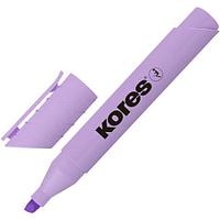 Маркер текстовый скошенный 0,5-5 мм, фиолетовый, Kores High Liner Plus Pastel