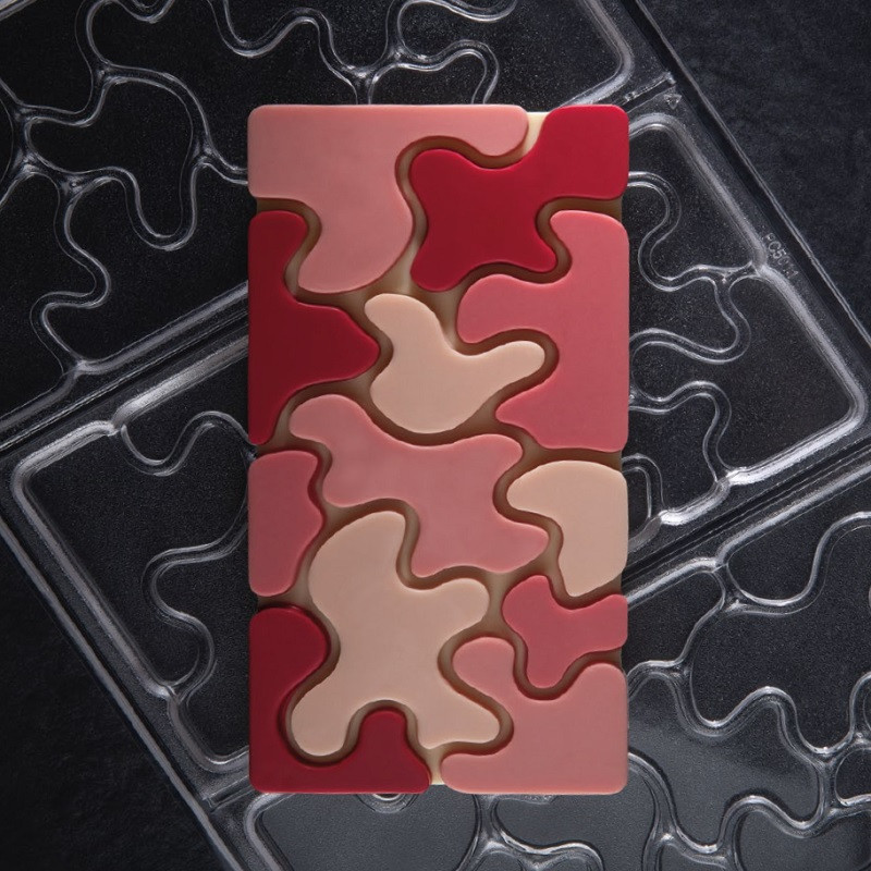 Форма Д/Шок. "Chocolate Bar Camouflage" 154Х77Мм H8Мм, 100Гр, 3 Ячейки, П/К Pc5011Fr