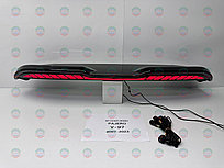 Спойлер на багажник Pajero IV 2006-2022 тюнинг дизайн (Черный цвет)