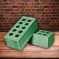 Кирпич облицовочный полуторный250*120*88 Зеленый Изумруд