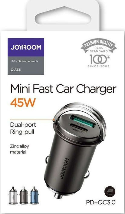 Автомобильное зарядное устройство Joyroom C-A35 - фото 2 - id-p110141851