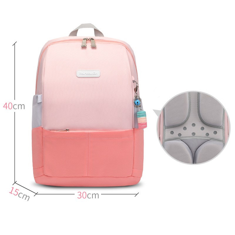 RainbowGirl Школьный рюкзак RB107 розовый - фото 1 - id-p110141876