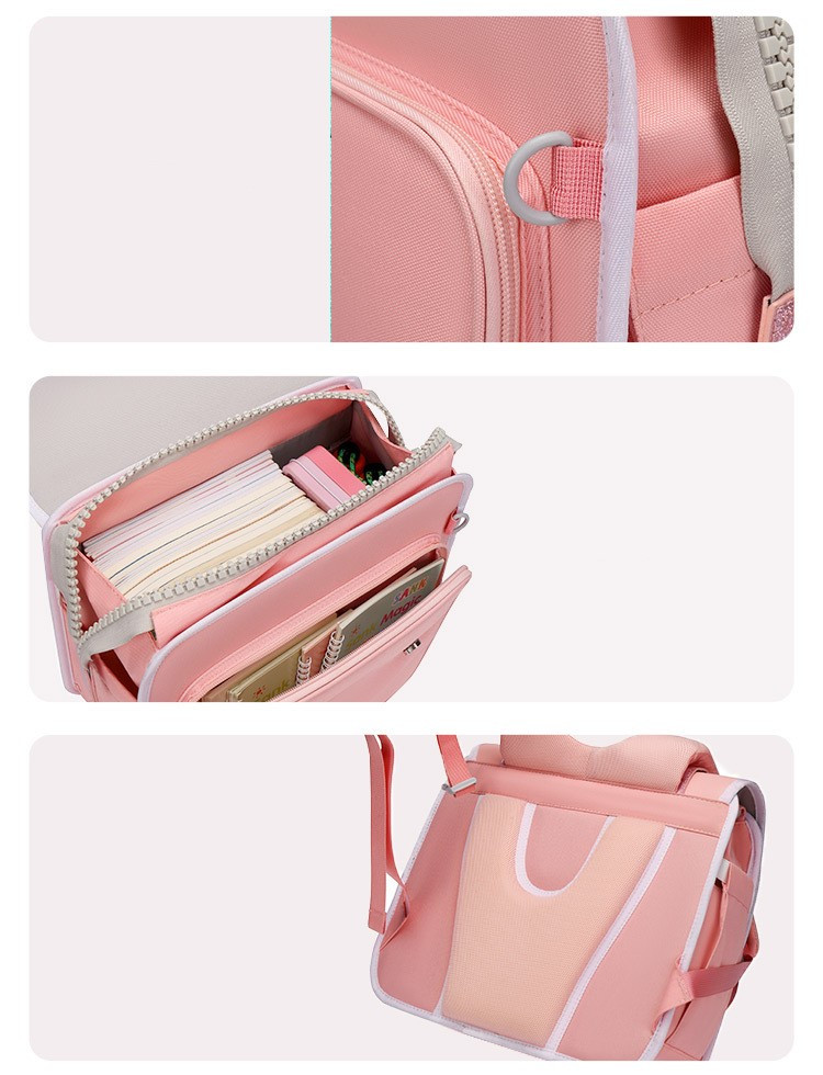 RainbowGirl Школьный рюкзак rb002s розовый - фото 4 - id-p110141974