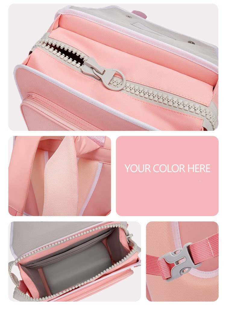 RainbowGirl Школьный рюкзак rb002s розовый - фото 5 - id-p110141974