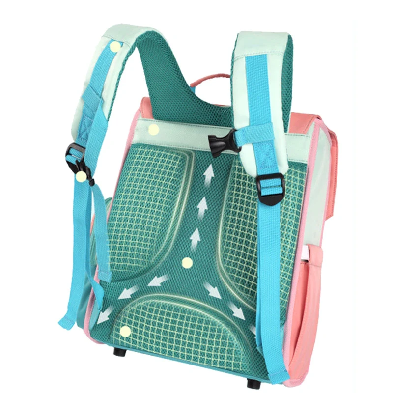 RainbowGirl Школьный рюкзак RB001 зеленый - фото 2 - id-p110142388