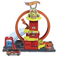 Hot Wheels City Игровой набор Пожарная супер-станция
