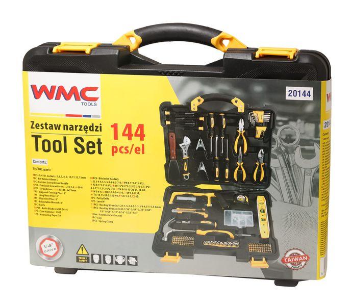 WMC tools Набор инструментов 144 предмета 1/4"(6гр.)(5-13мм) WMC TOOLS 20144 47010 - фото 2 - id-p100340348