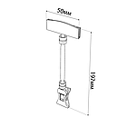 Универсальный ценникодержатель на прищепке ПРОЗРАЧНЫЙ FX 197mm, фото 3