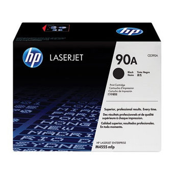 HP CE390A Black Toner Cartridge for LaserJet M4555/M601/M602/M603, up to 10000 pages.