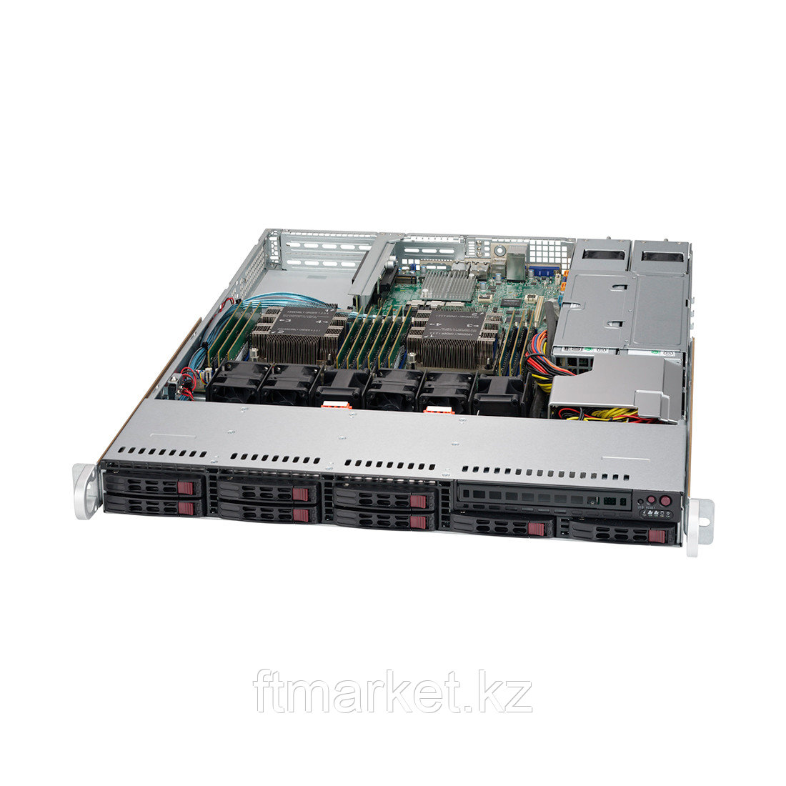 Supermicro SuperServer SYS-1029P-WTR, 1U, 8 Hot-swap 2.5'' drive bays w/ 2 Xeon Scalable Processors support, - фото 1 - id-p94248504