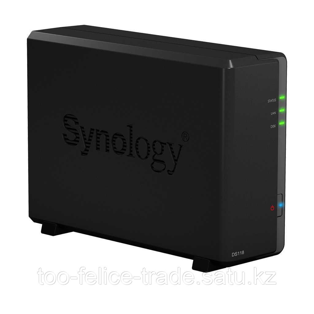 Сетевое оборудование Synology Сетевой NAS сервер DS118 - фото 5 - id-p108026427