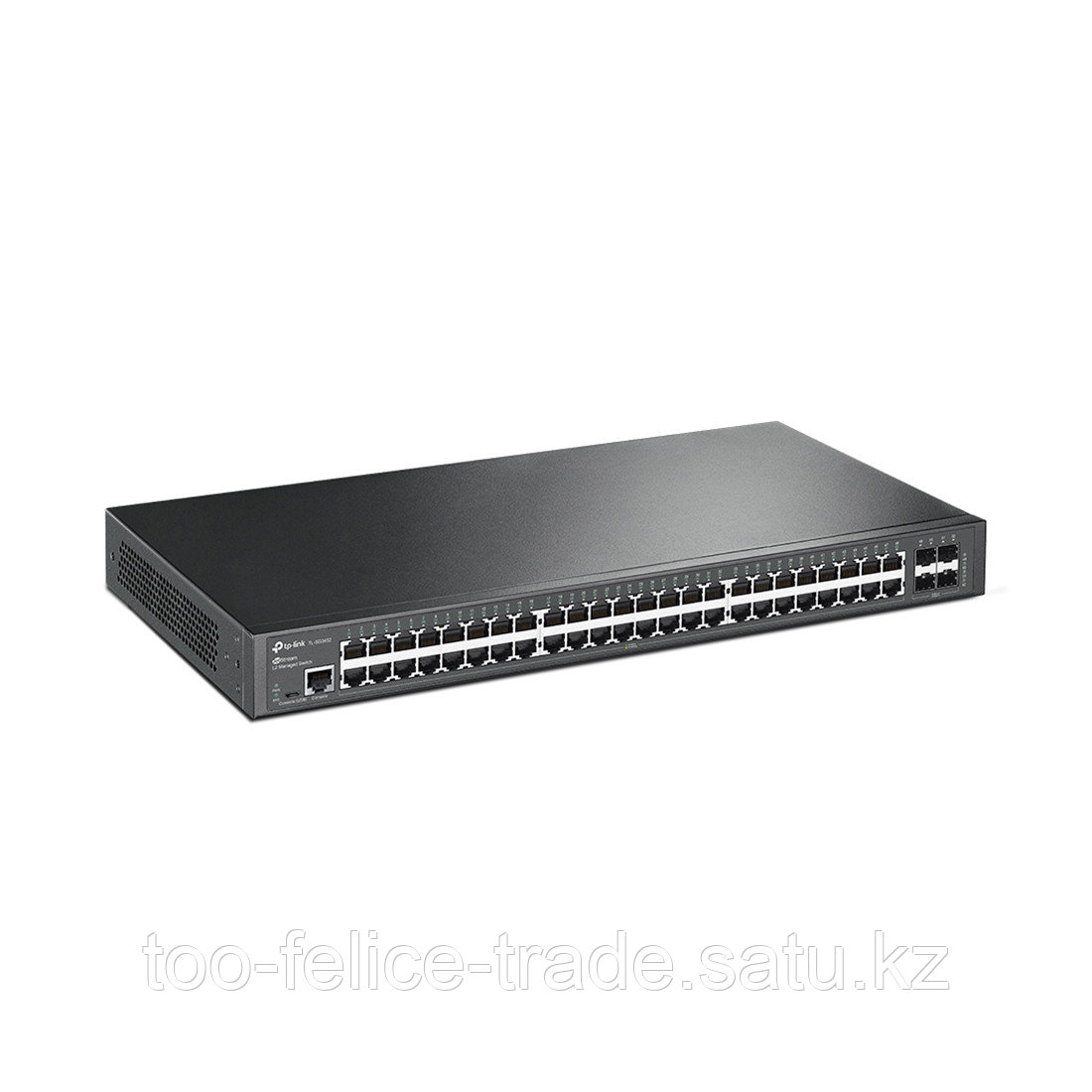 TP-Link TL-SG3452 JetStream 48 портовый гигабитный управляемый коммутатор 2 го уровня с 4 SFP слотам - фото 1 - id-p105489360