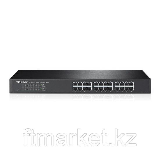 TP-Link TL-SF1024 Неуправляемый монтируемый в стойку FAST ETHERNET комм-тор - фото 1 - id-p104892461