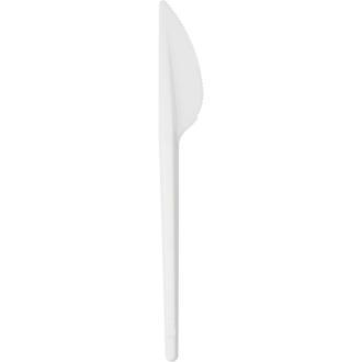 Нож одноразовый, 165мм, белый, 100шт, Комус