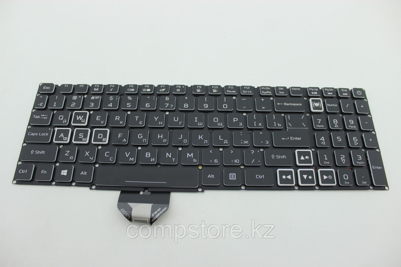 Клавиатуры Acer Nitro 5 AN515-57 AN515-56 AN515-45 AN517-52 RGB клавиатура c RU/ EN раскладкой, c подсветкой - фото 1 - id-p110144031