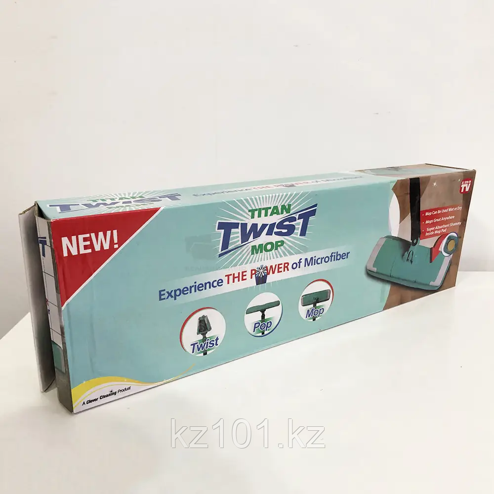 Универсальная поворотная швабра Titan Twist Mop с системой отжима - фото 7 - id-p110144175