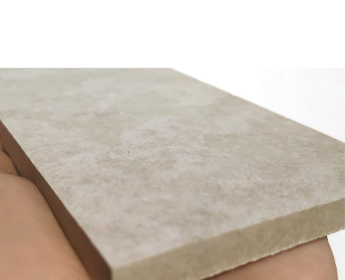 Фиброцементные негорючие панели слоновая кость полированный бетон