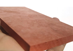 Фиброцементные негорючие панели красный полированный бетон