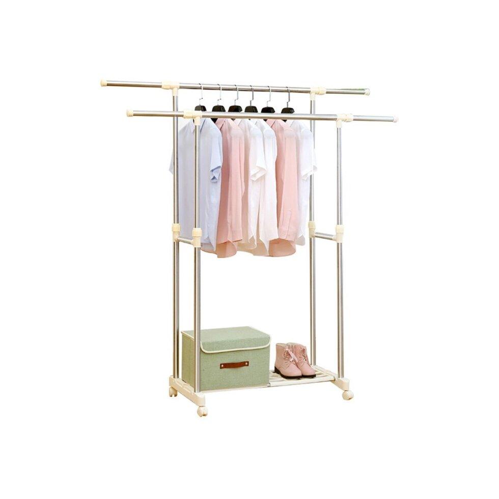 Double-pole Telescopic clothes hanger. Вешалка для вещей - фото 1 - id-p110146080