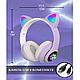 Наушники беспроводные со светящимися ушками Cat Ear P33M фиолетовый - фото 2 - id-p110147092