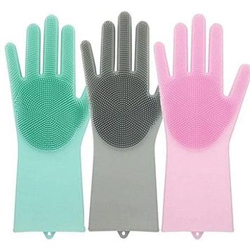Cиликоновые перчатки для кухни и дома «Мистер чистюля»