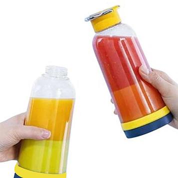 Портативный блендер - бутылка Mini-Juice Wellamart Z-685. Желтый
