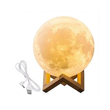 Ночник 3D Moon Lamp yellow