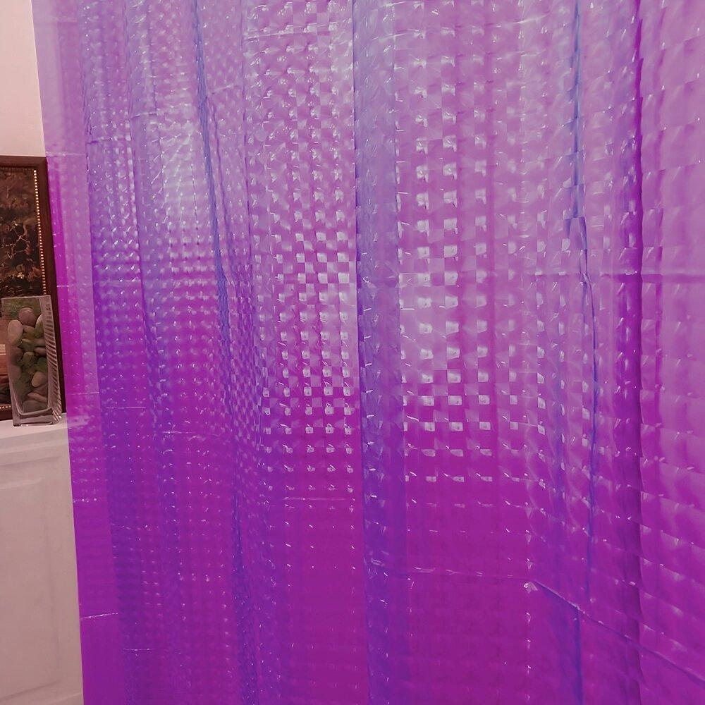 Штора для ванной "3D Ocean" Lilac 180х180 см Wellamart 5186 - фото 4 - id-p110147500