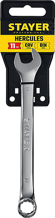 Комбинированный гаечный ключ 11 мм, STAYER HERCULES, фото 2
