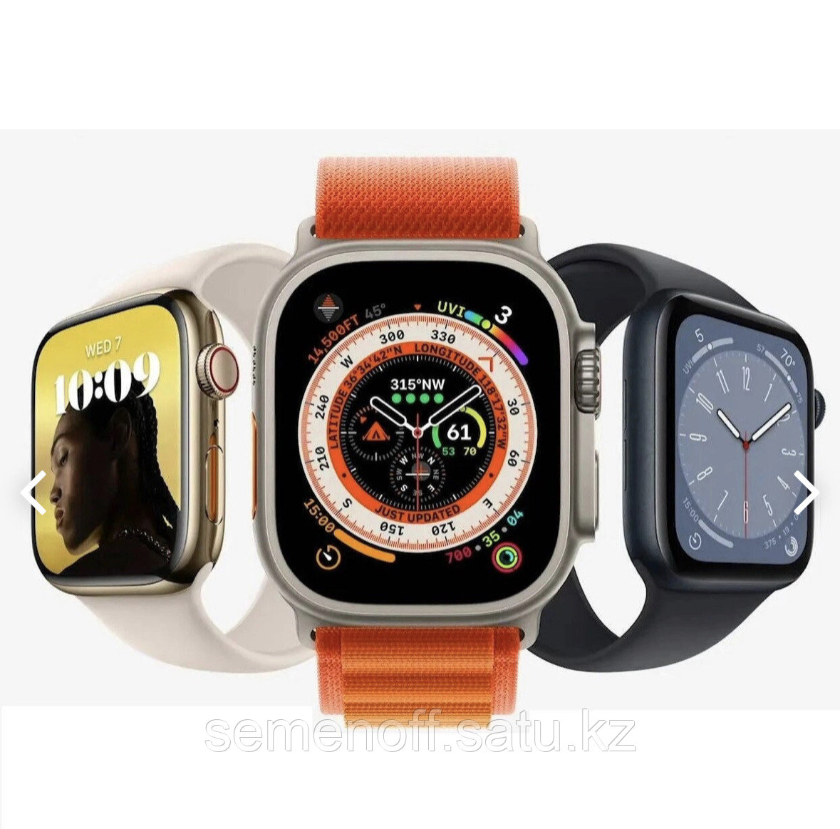 Смарт-часы 2 в 1 Smart Watch i8 Ultra Big 2.0 4 цвета + AirPods - фото 4 - id-p110148336